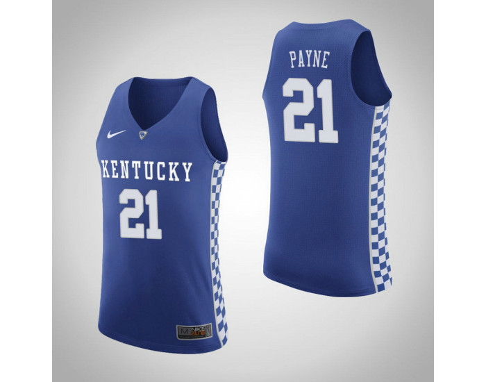 Youth Kentucky Wildcats #21 Zan Payne Home Authentic College Basketball Jersey Royal