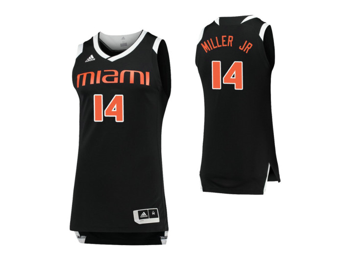Miami Hurricanes Rodney Miller Jr. Chase Authentic College Basketball Jersey Black White