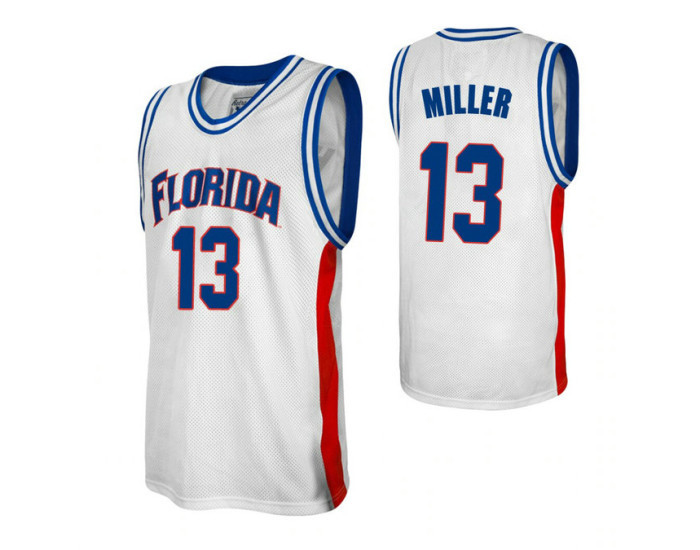 Youth Florida Gators 13 Mike Miller Alumni Replica College Basketball Jersey White