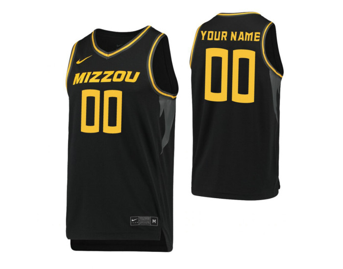Missouri Tigers Replica Custom Jersey Black