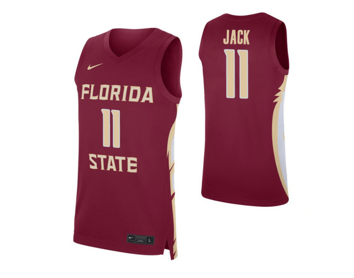 Youth Florida State Seminoles Nathanael Jack Replica College Basketball Jersey Garnet