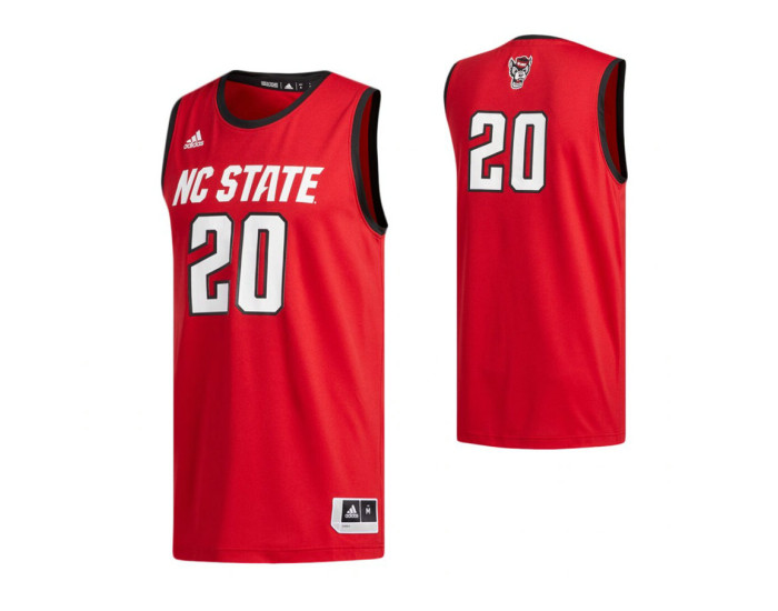NC State Wolfpack #20 Basketball Authentic College Basketball Jersey Red