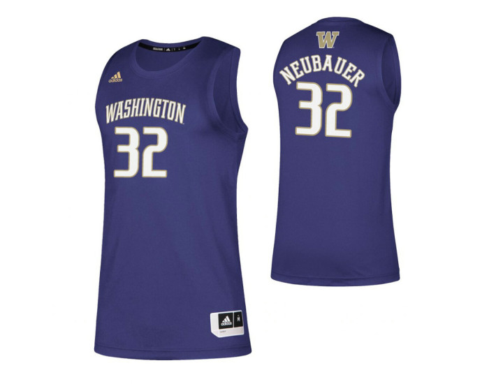 Youth Washington Huskies 32 Noah Neubauer Replica College Basketball Jersey Purple