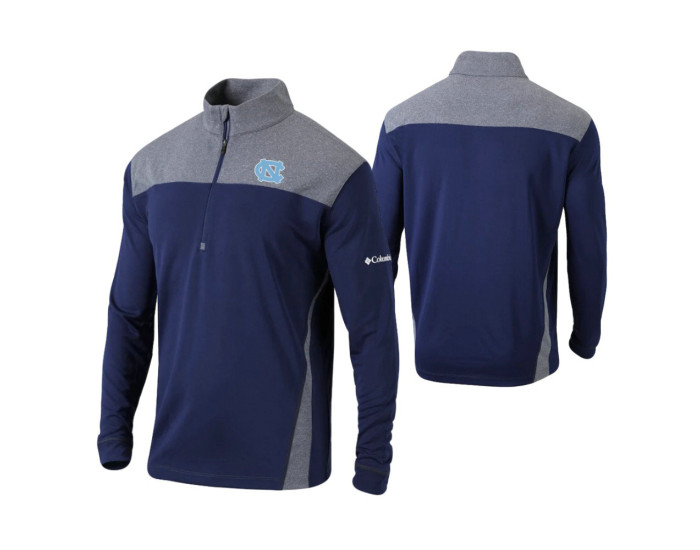 North Carolina Tar Heels Navy Omni-Wick Standard Quarter-Zip Jacket