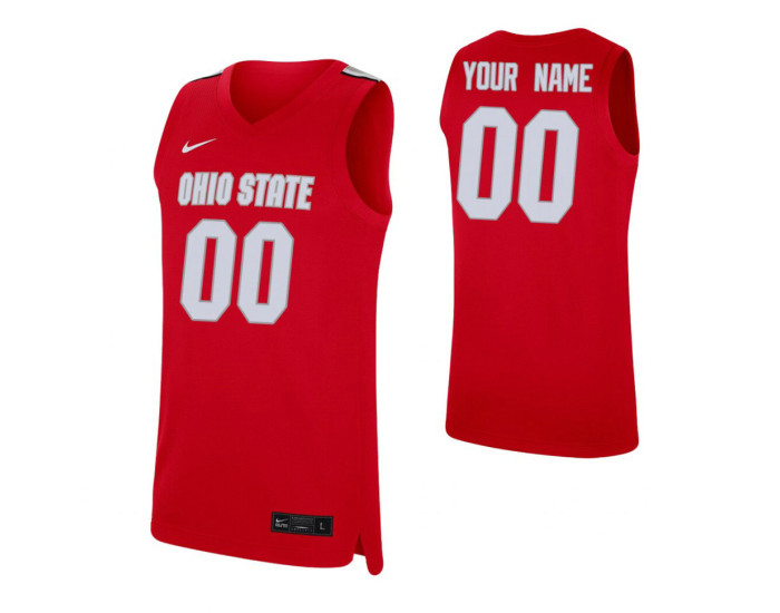 Ohio State Buckeyes Replica Custom Jersey Scarlet