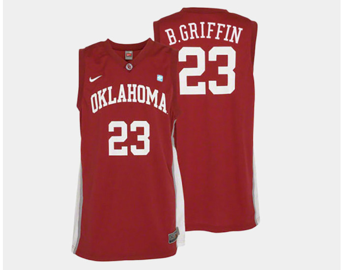 Oklahoma Sooners #23 Blake Griffin Crimson Road Replica College Basketball Jersey
