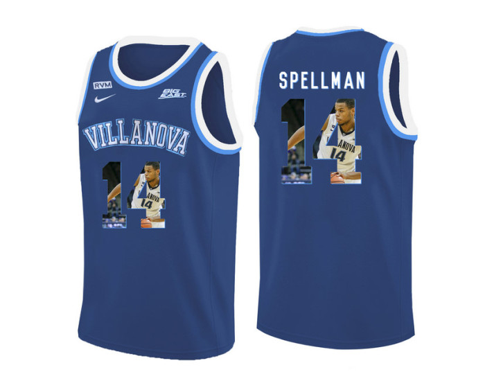 Youth Villanova Wildcats #14 Omari Spellman Authentic College Basketball Jersey Blue