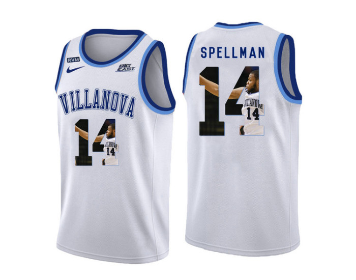 Youth Villanova Wildcats #14 Omari Spellman Replica College Basketball Jersey White