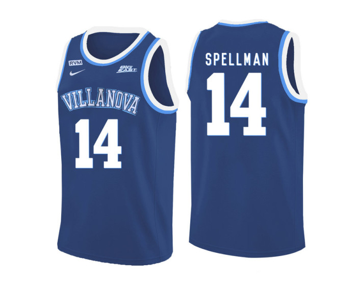 Youth Villanova Wildcats #14 Omari Spellman Authentic College Basketball Jersey Blue
