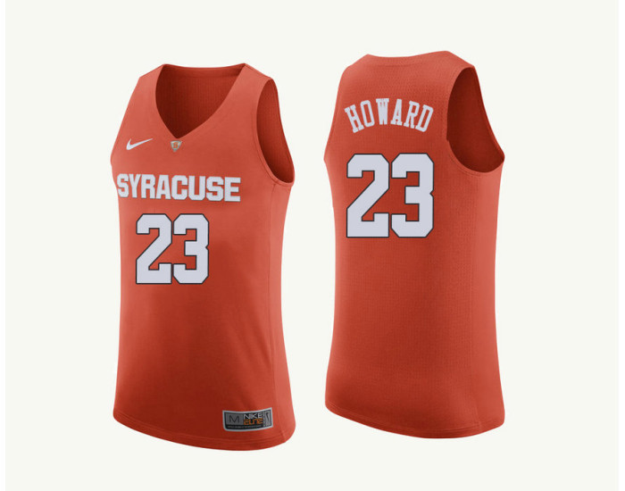 Youth Syracuse Orange #23 Frank Howard Replica College Basketball Jersey Orange