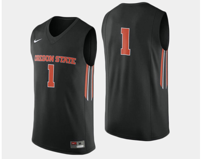 Youth Oregon State Beavers #1 Gary Payton II Black Road Authentic College Basketball Jersey