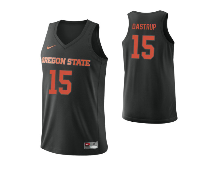 Youth Oregon State Beavers #15 Payton Dastrup Authentic College Basketball Jersey Black