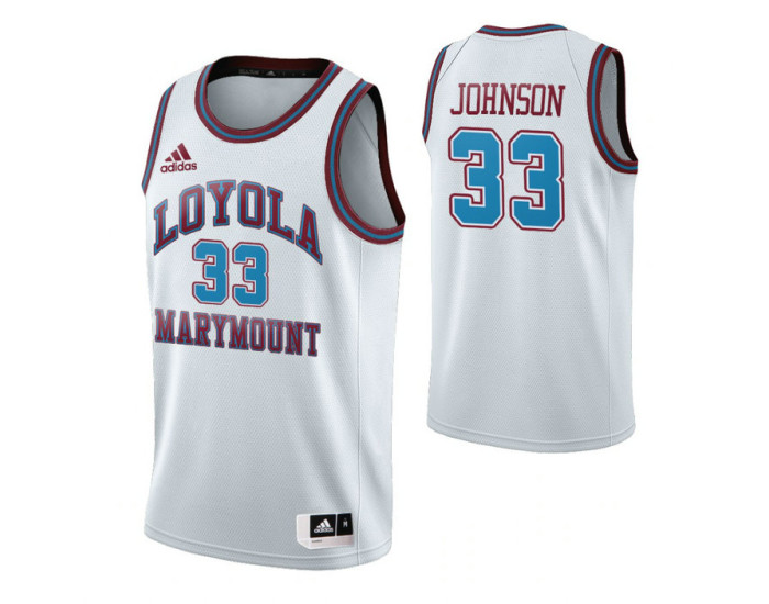 Youth Loyola Marymount Lions #33 Orlando Johnson White Replica College Basketball Jersey