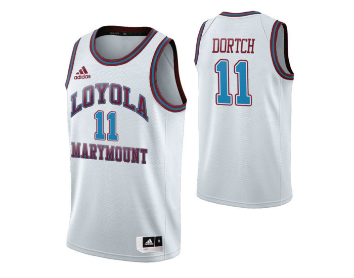 Youth Loyola Marymount Lions 11 Parker Dortch Throwback Replica College Basketball Jersey White