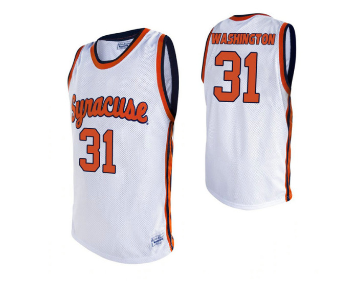 Youth Syracuse Orange 31 Pearl Washington Alumni Replica College Basketball Jersey White