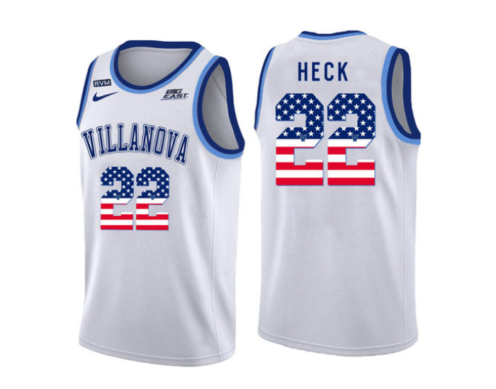 Youth Villanova Wildcats #22 Peyton Heck Authentic College Basketball Jersey White