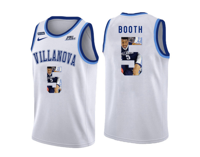 Youth Villanova Wildcats #5 Phil Booth Authentic College Basketball Jersey White