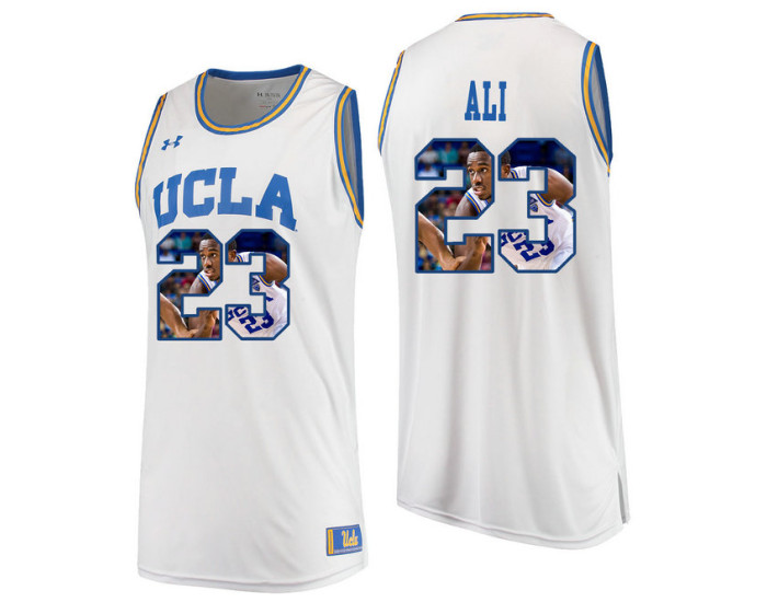 UCLA Bruins #23 Prince Ali Authentic College Basketball Jersey White