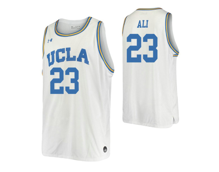 Youth Prince Ali Replica College Basketball Jersey White UCLA Bruins