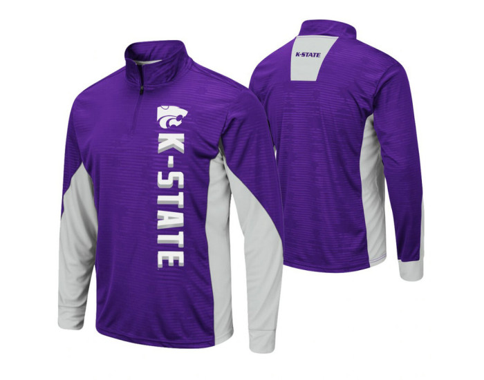 Kansas State Wildcats Purple Bart Windshirt Pullover Jacket
