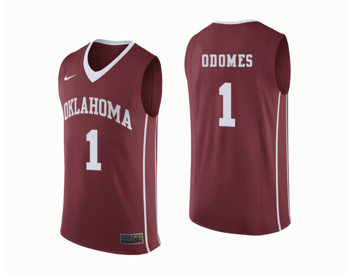 Youth Oklahoma Sooners #1 Rashard Odomes Replica College Basketball Jersey Crimson
