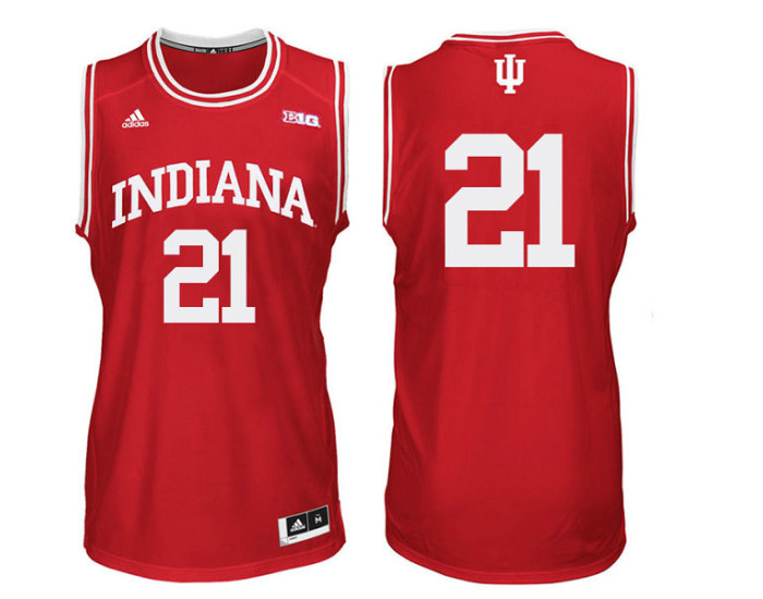 Youth Indiana Hoosiers #21 Freddie McSwain Jr. Replica College Basketball Jersey Red