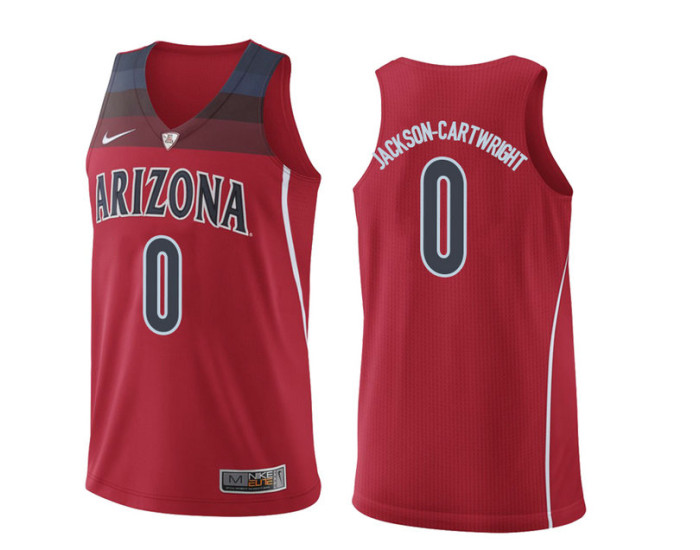 Youth Arizona Wildcats #0 Parker Jackson-Cartwright Authentic College Basketball Jersey Red