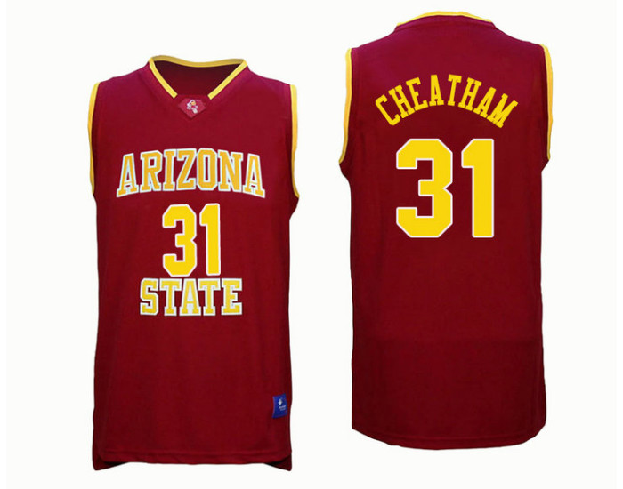 Youth Arizona State Sun Devils #31 Zylan Cheatham Authentic College Basketball Jersey Red