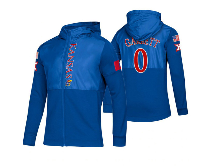 Kansas Jayhawks Marcus Garrett Royal 2019 Sideline Game Mode Jacket