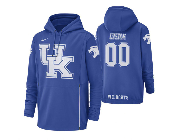 Duke Blue Devils #00 Custom Men's Royal College Basketball Hoodie