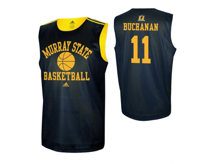 Youth Murray State Racers #11 Shaq Buchanan Navy Blue Authentic College Basketball Jersey