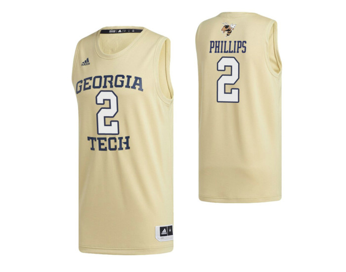Georgia Tech Yellow Jackets 2 Shembari Phillips Swingman Jersey Gold