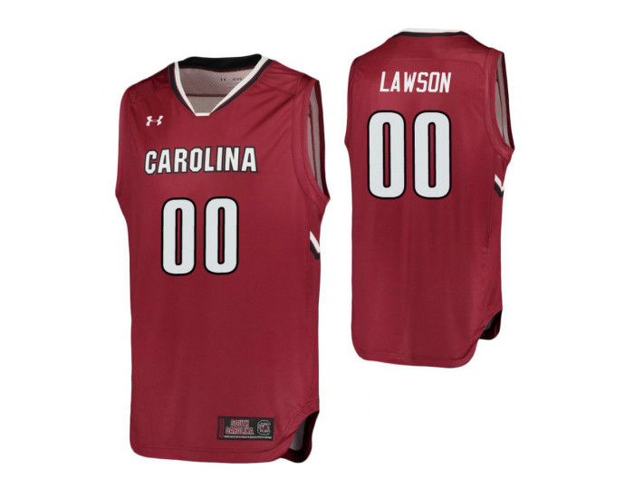 Youth South Carolina Gamecocks AJ Lawson Authentic College Basketball Jersey Garnet