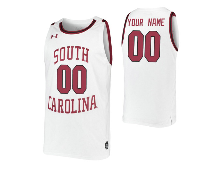 South Carolina Gamecocks Replica Custom Jersey White