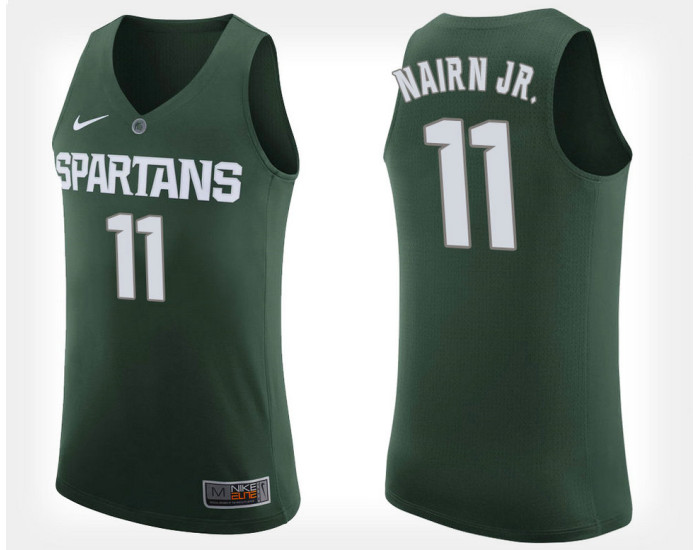 Youth Michigan State Spartans #11 Lourawls Nairn Jr. Green Home Authentic College Basketball Jersey