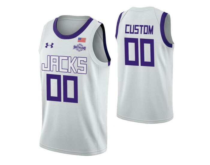Stephen F. Austin Lumberjacks Custom College Basketball Jersey White