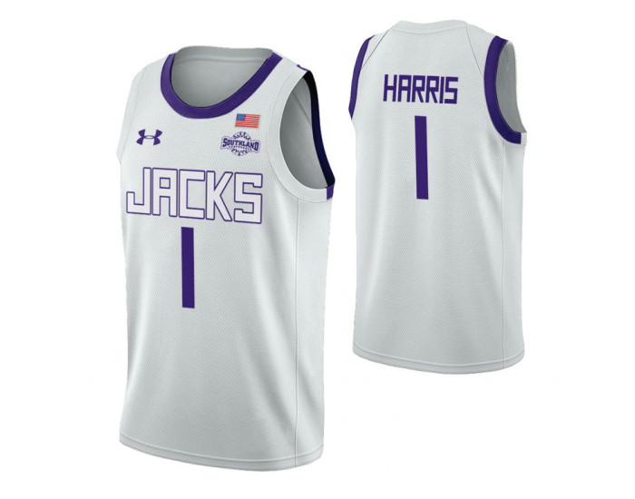 Youth Stephen F. Austin Lumberjacks #1 Kevon Harris White Authentic College Basketball Jersey
