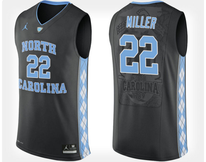 Youth North Carolina Tar Heels #22 Walker Miller Black Alternate Replica College Basketball Jersey