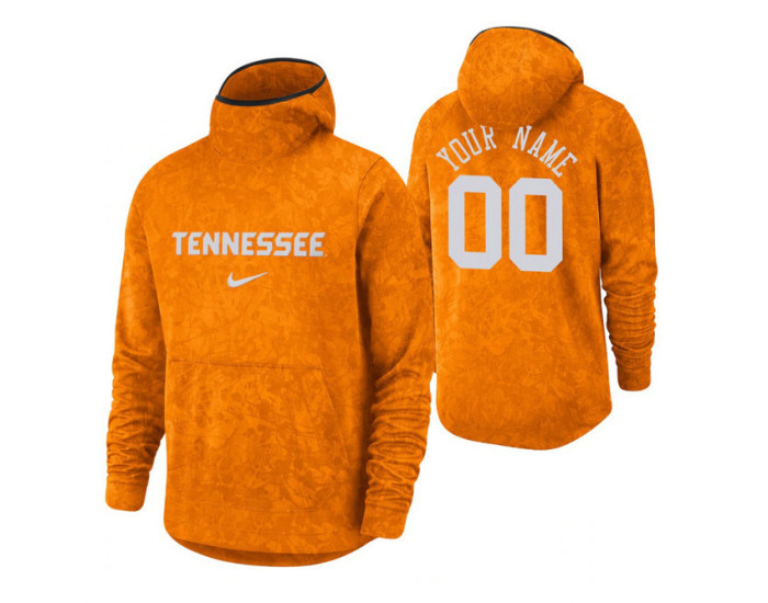 Tennessee Volunteers Custom Tennessee Orange Basketball Spotlight Pullover Hoodie