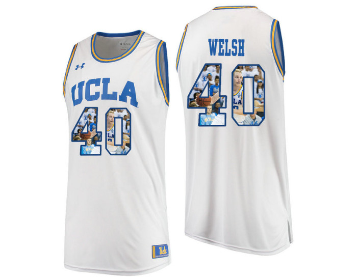 Youth UCLA Bruins #40 Thomas Welsh Replica College Basketball Jersey White