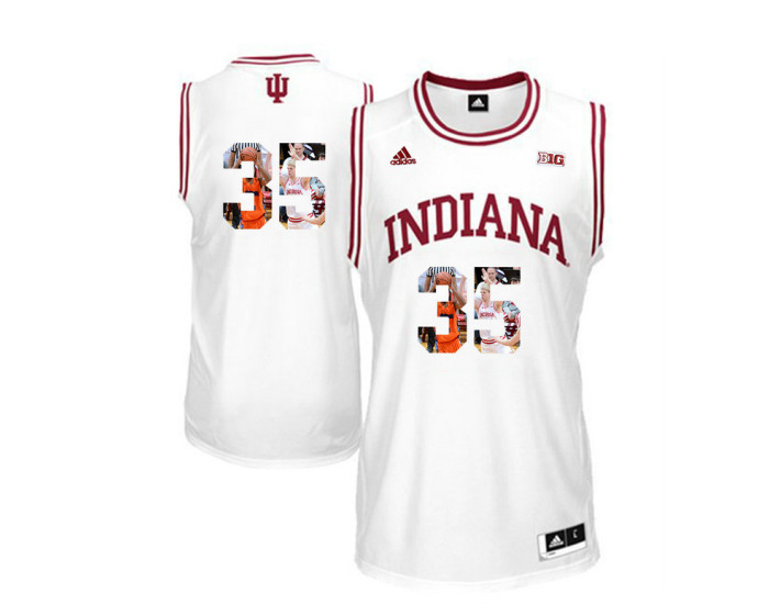 Youth Indiana Hoosiers #35 Tim Priller Replica College Basketball Jersey White