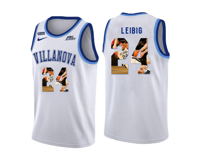 Youth Villanova Wildcats #24 Tom Leibig Authentic College Basketball Jersey White
