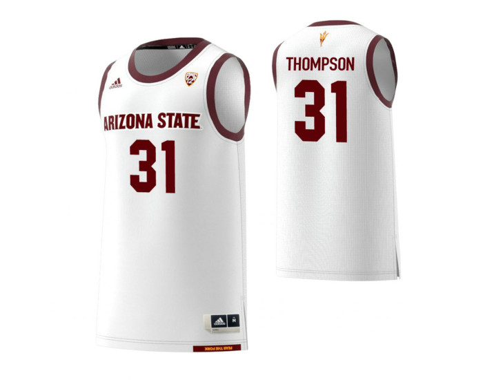 Youth Arizona State Sun Devils #31 Trevor Thompson White Authentic College Basketball Jersey