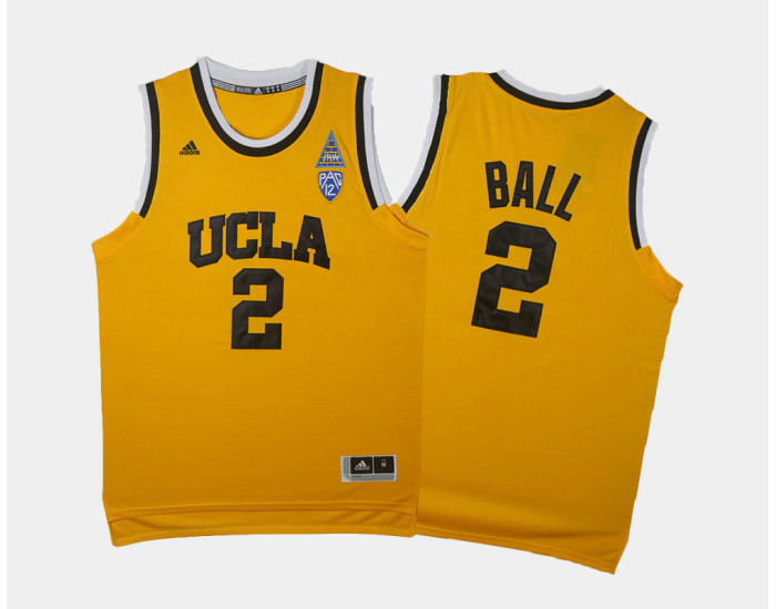 Youth UCLA Bruins #2 Lonzo Ball Gold Alternate Replica College Basketball Jersey