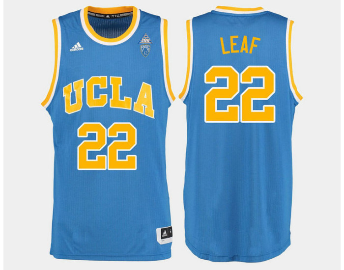 UCLA Bruins #22 T. J. Leaf Blue Road Replica College Basketball Jersey