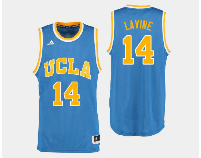 Youth UCLA Bruins #14 Zach LaVine Blue Road Replica College Basketball Jersey