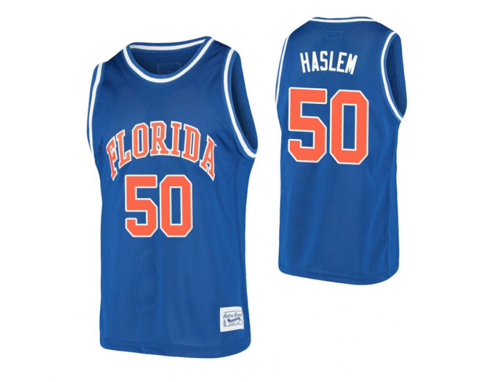 Florida Gators 50 Udonis Haslem Alumni Replica College Basketball Jersey Royal