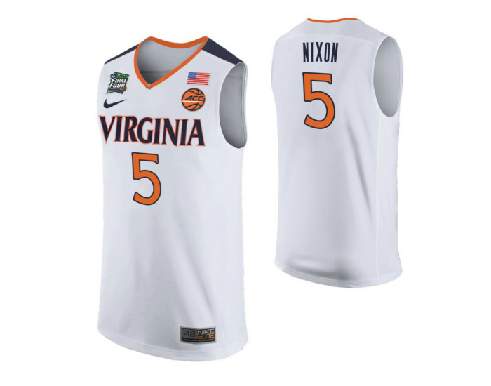 Youth Virginia Cavaliers Jayden Nixon Authentic College Basketball Jersey White