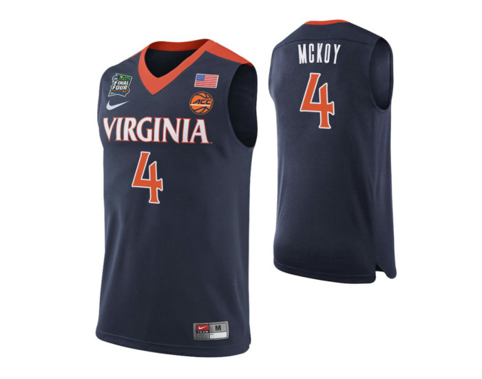 Virginia Cavaliers Justin McKoy Authentic College Basketball Jersey Navy
