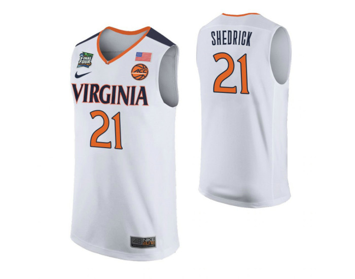 Virginia Cavaliers Kadin Shedrick Authentic College Basketball Jersey White